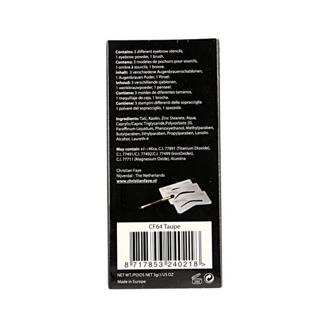 Christian Faye Augenbrauen Taupe 3 Gramm