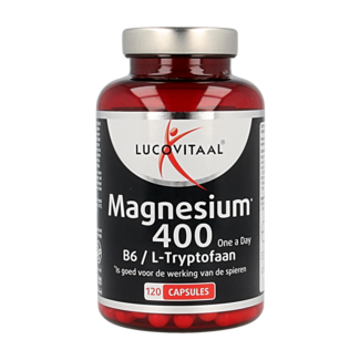 Lucovitaal Magnesium 400 mit B6 und L-Tryptophan 120 Kapseln