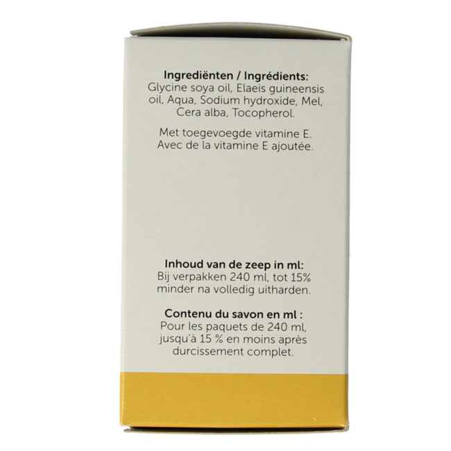 Jacob Hooy Beeswax soap non-liquid 240 Millilitres