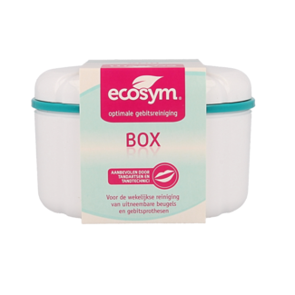 Ecosym Recipiente para tratamiento semanal de prótesis dentales 1 unidad
