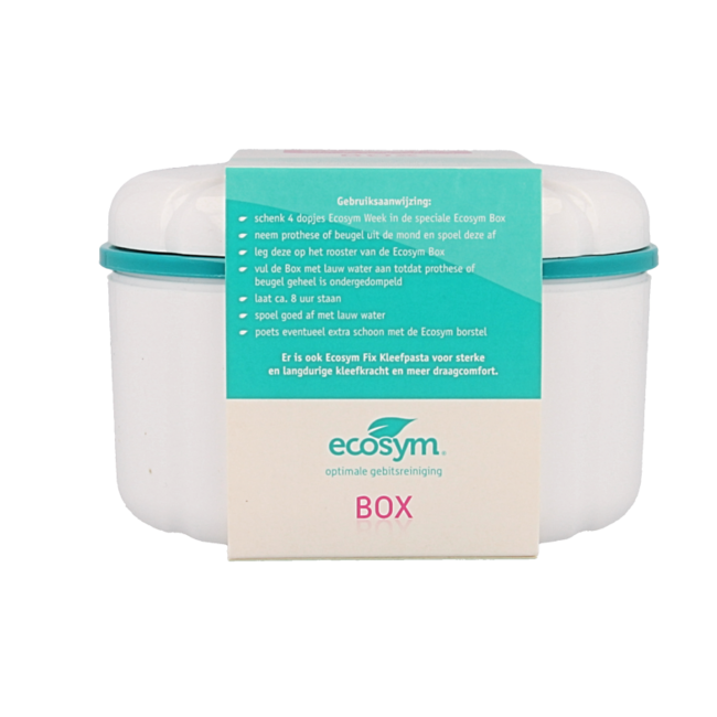 Boîte de nettoyage hebdomadaire pour prothèses 1 pièce