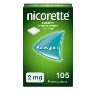Nicorette Chewing gum 2mg classic 105 pieces