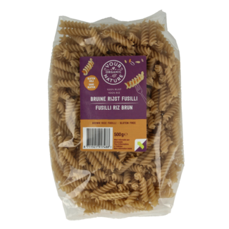 Your Organic Nature Bruine rijst pasta glutenvrij 500 Gram