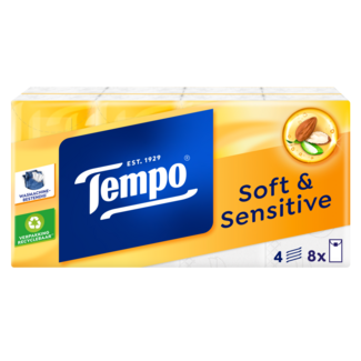 Tempo Tempo Soft & sensitive sans parfum 9 pièces