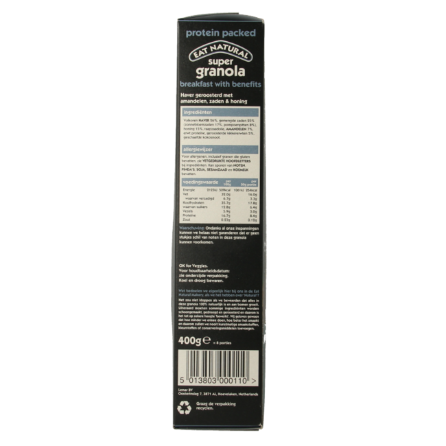 Granola superproteica 400 gramos