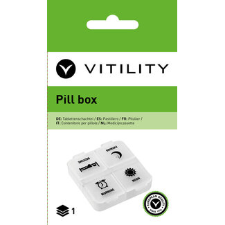 Vitility Contenitore Giornaliero per Farmaci Vitility (1 Pezzo)