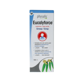 Physalis Physalis Eucalyforce syrup sugar-free 150 Millilitres