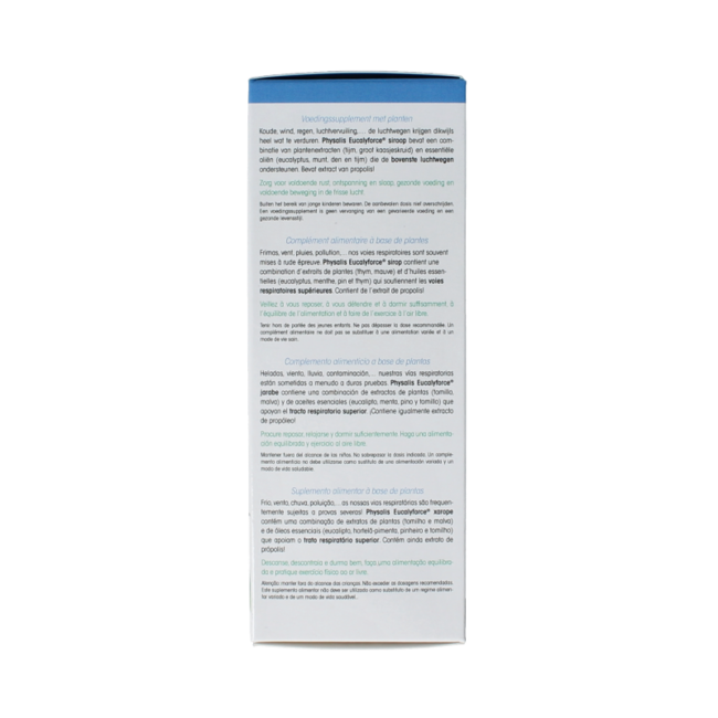 Physalis Eucalyforce siroop suikervrij 150 Milliliter