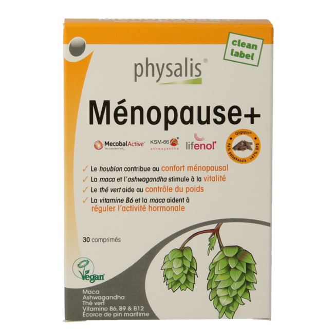 Physalis Ménopause+ 30 Comprimés