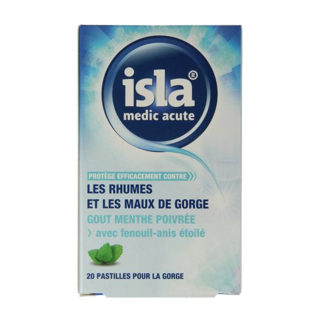 Isla Medic acute pastillas para la garganta 20 pastillas