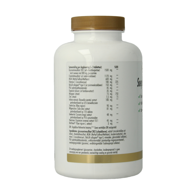 Apoyo para articulaciones flexibles 180 comprimidos