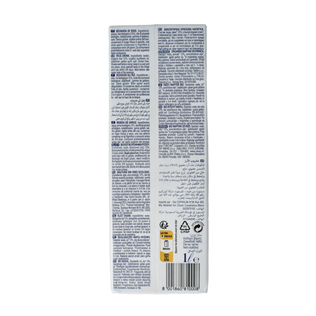 Riso Scotti Reisdrink Natur Bio 1 Liter