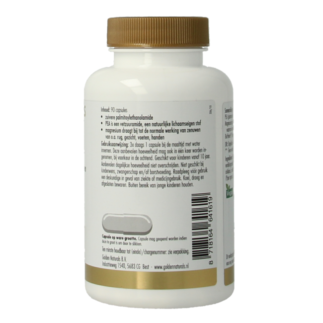 Golden Naturals Pea 400mg 90 Cápsulas vegetarianas