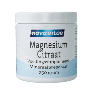 Nova Vitae Nova Vitae Magnesio citrato en polvo 250 gramos