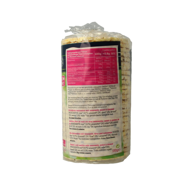 Biofood Maiswafels bio 150 Gram