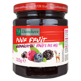 Damhert Damhert Pure fruit jam forest fruits 315 Gram