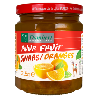 Damhert Puur fruit confituur sinaas 315 Gram