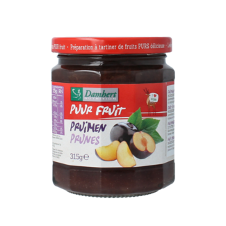 Damhert Damhert Pure fruit jam plums 315 Gram