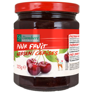 Damhert Pure fruit cherry jam 315g
