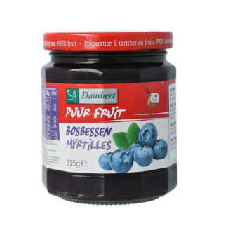 Damhert Puur fruit Heidelbeer-Konfitüre 315 Gramm