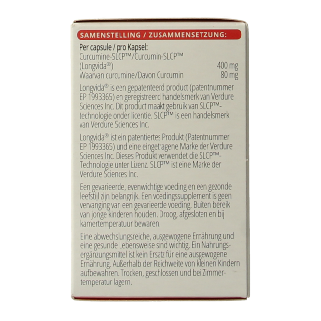 Curcumine SLCP 60 Cápsulas