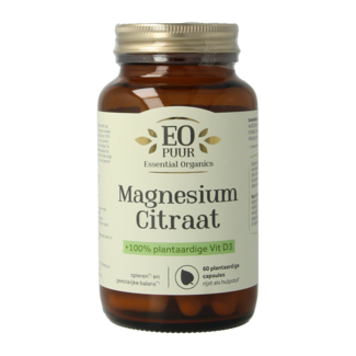 Essential Organics Magnesium citraat puur 60 Vegetarische capsules