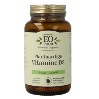 Essential Organ D3 plantaardig 25mcg puur 60 Vegetarische capsules
