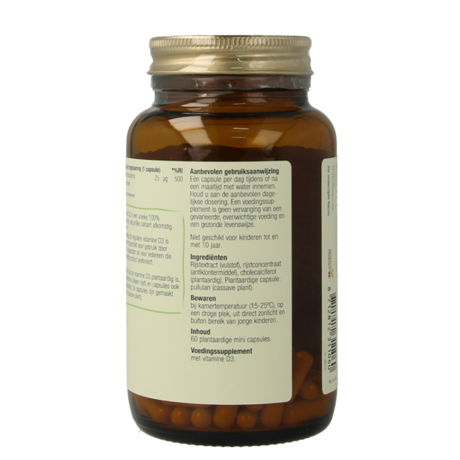 D3 vegetal 25mcg puro 60 Cápsulas vegetarianas