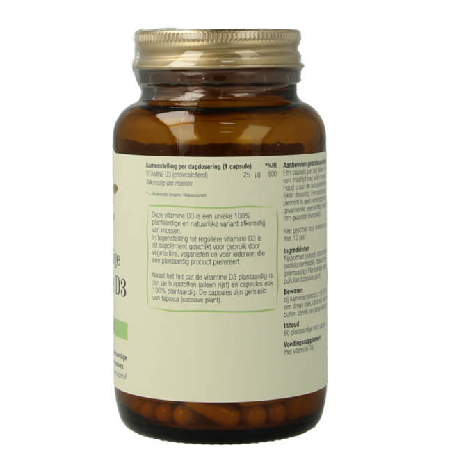 D3 Vegetale 25mcg Puro 60 Capsule Vegetariane