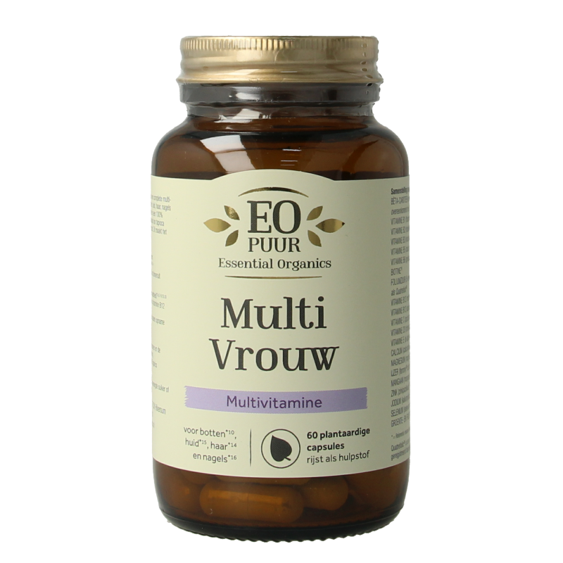 Essential Organics Multi vrouw puur 60 Vegetarische capsules