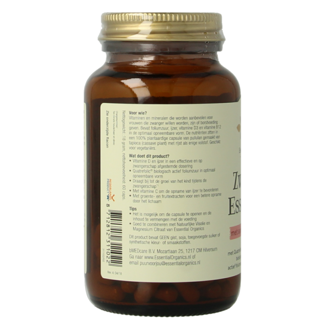 Zwanger essentials puur 60 vegetarische Kapseln