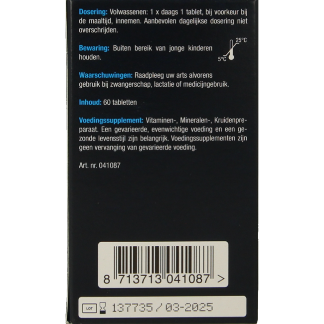 Lucovitaal Vitamine B complex forte 60 comprimidos