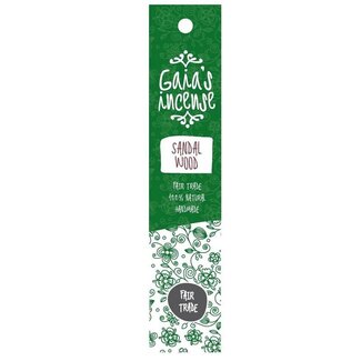 Gaia's Incense Kadzidło sandałowe 15 sztuk