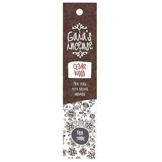 Gaia's Incense Cedar wood incense 15 pieces