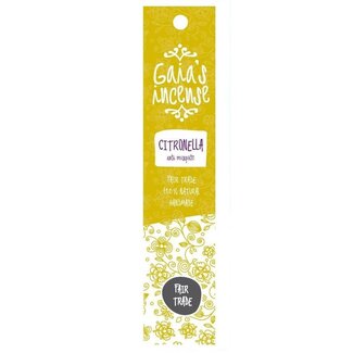 Gaia's Incense Incienso de citronela 15 unidades