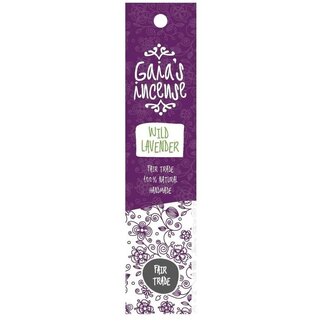 Gaia's Incense Kadzidło Dzika Lawenda (Wild Lavender), 15 sztuk