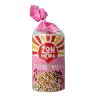 Zonnatura Buckwheat waffles with quinoa organic 100 Gram