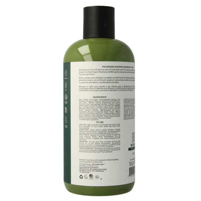 Petal Fresh Champú romero y menta 475 mililitros