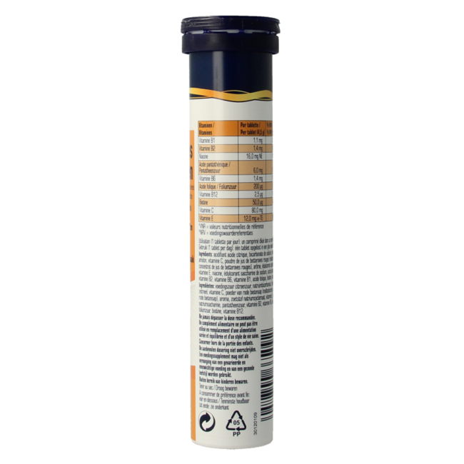 Comprimés effervescents Multi Vitamines 20 Comprimés