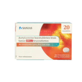 Sanias Sanias Acetylcysteine 600mg 20 Effervescent Tablets