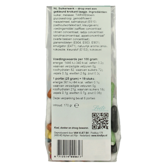 Kindly's Liquorice Sticks Sweet Memories 170g