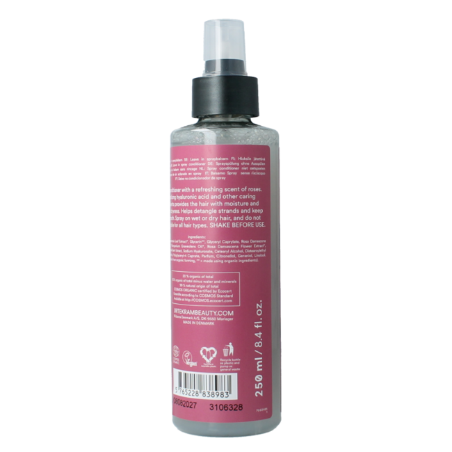 Urtekram Rose spray conditioner 250 ml