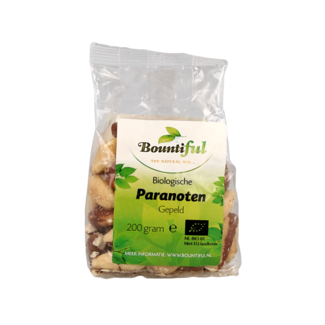 Bountiful Bountiful Organic Brazil Nuts 200 Gram