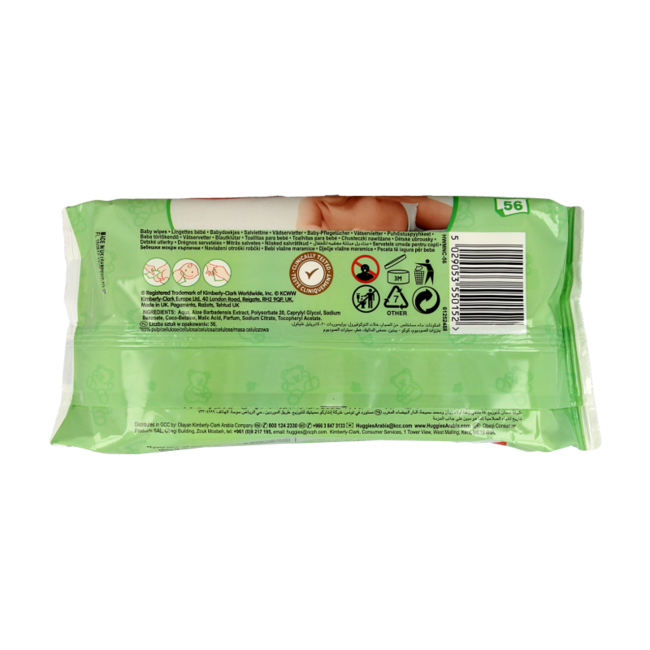 Wipes naturalcare 56 pieces