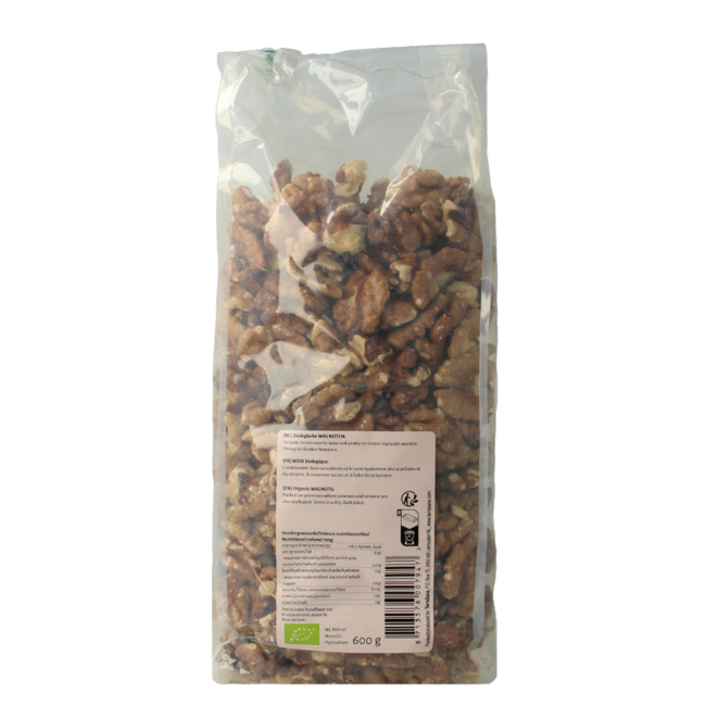 Super nueces peladas bio 600 gramos