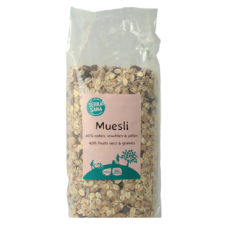 TerraSana Muesli nuts & dried fruits organic 750 Gram