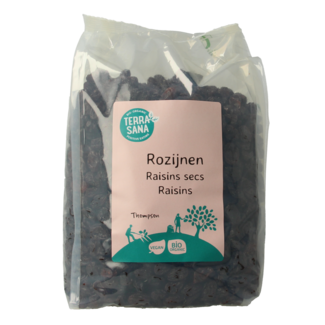 TerraSana RAW Pasas blue thompson bio 1 Kilogramo