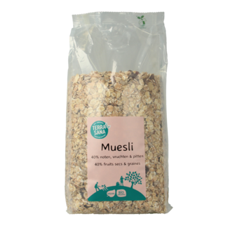TerraSana TerraSana Musli orzechy i suszone owoce bio 1 Kilogram