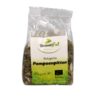 Bountiful Bountiful Organic Pumpkin Seeds 200 Gram
