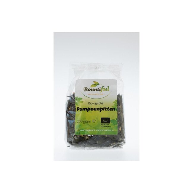 Pipas de calabaza ecológicas Bountiful 200 g